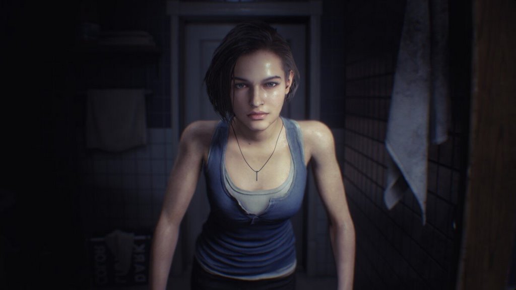 Jill Valentine – główna bohaterka "Resident Evil 3" (kadr z oficjalnej zapowiedzi remake'u) , fot. Capcom
