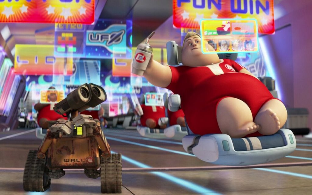 Przyszłość ludzkości ukazana w filmie "WALL·E", fot. Pixar Animation Studios/Walt Disney Pictures