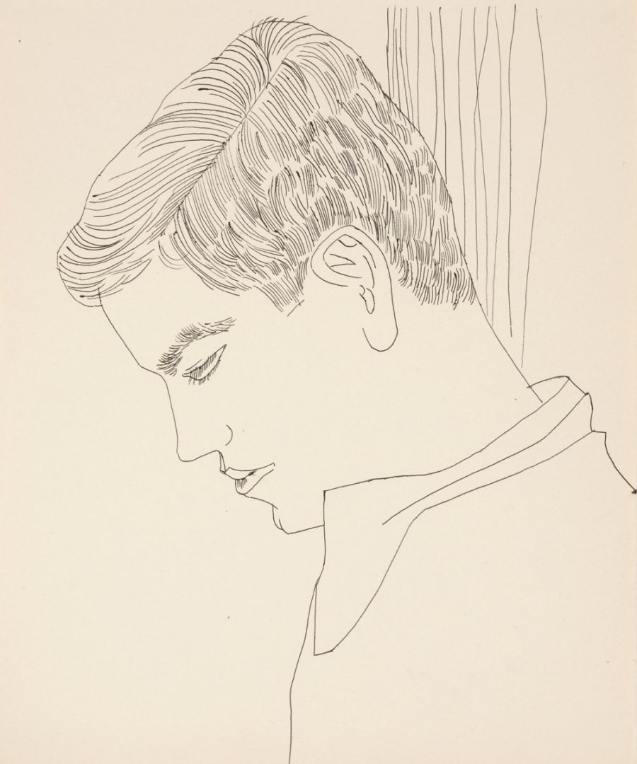 "Charles Lisanby" (c. 1956), fot. The Andy Warhol Foundation for the Visual Arts