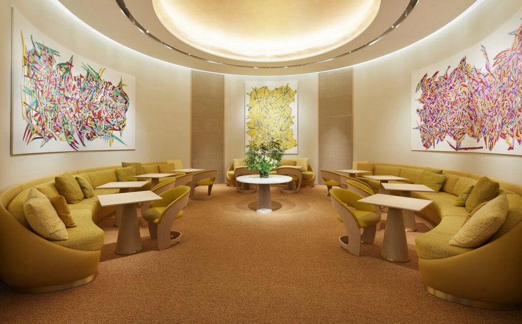Przestrzeń, w której goście butiku Louis Vuitton w Osace będą mogli oddać się konsumpcji (fot. materiały prasowe)