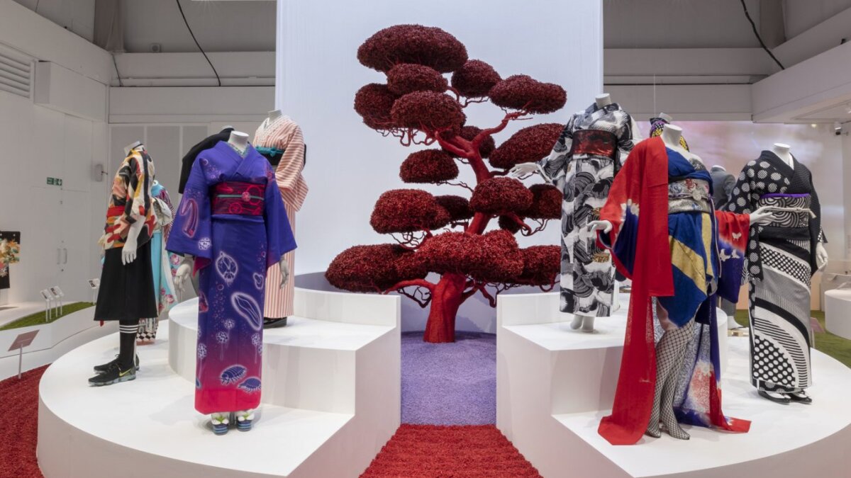 Część ekspozycji "Kimono: Kyoto to Catwalk", fot. V&A Museum