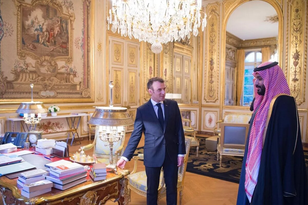 Francja, Emmanuel Macron, Arabia Saudyjska, Muhammad ibn Salman, Bandar Algaloud