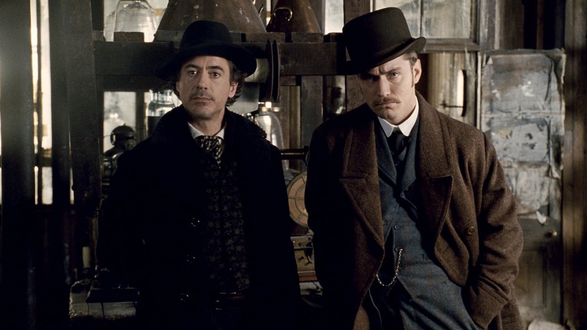 Robert Downey Junior, Jude Law, Sherlock Holmes (2009), Warner Bros. Pictures