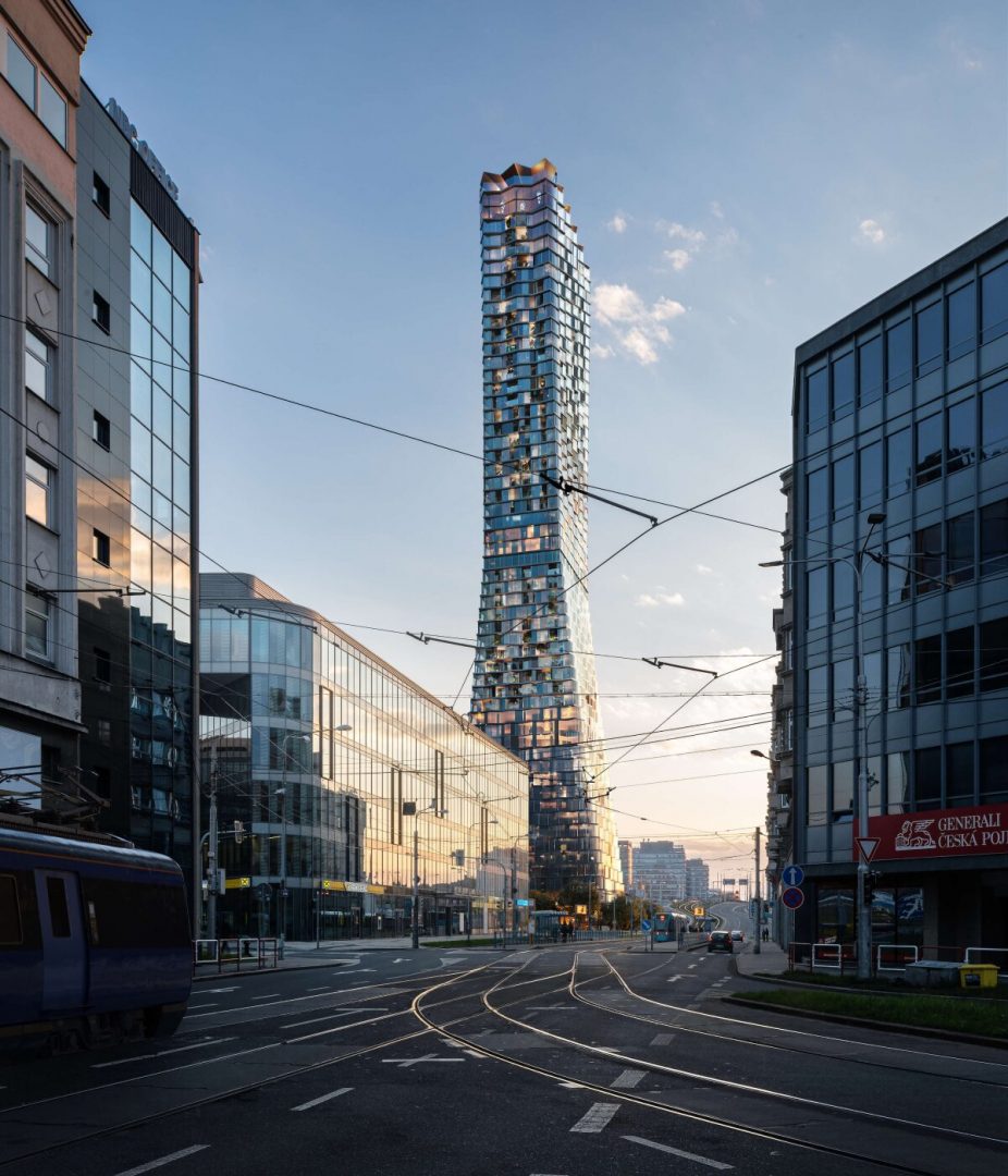 Ostrava Tower, wizualizacja, Chybik + Kristof