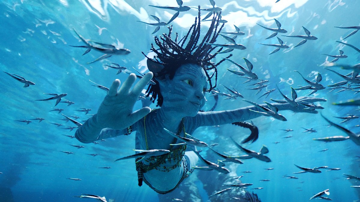 Kadr z filmu "Avatar: Istota wody" (reż. James Cameron, 2022), fot. Disney