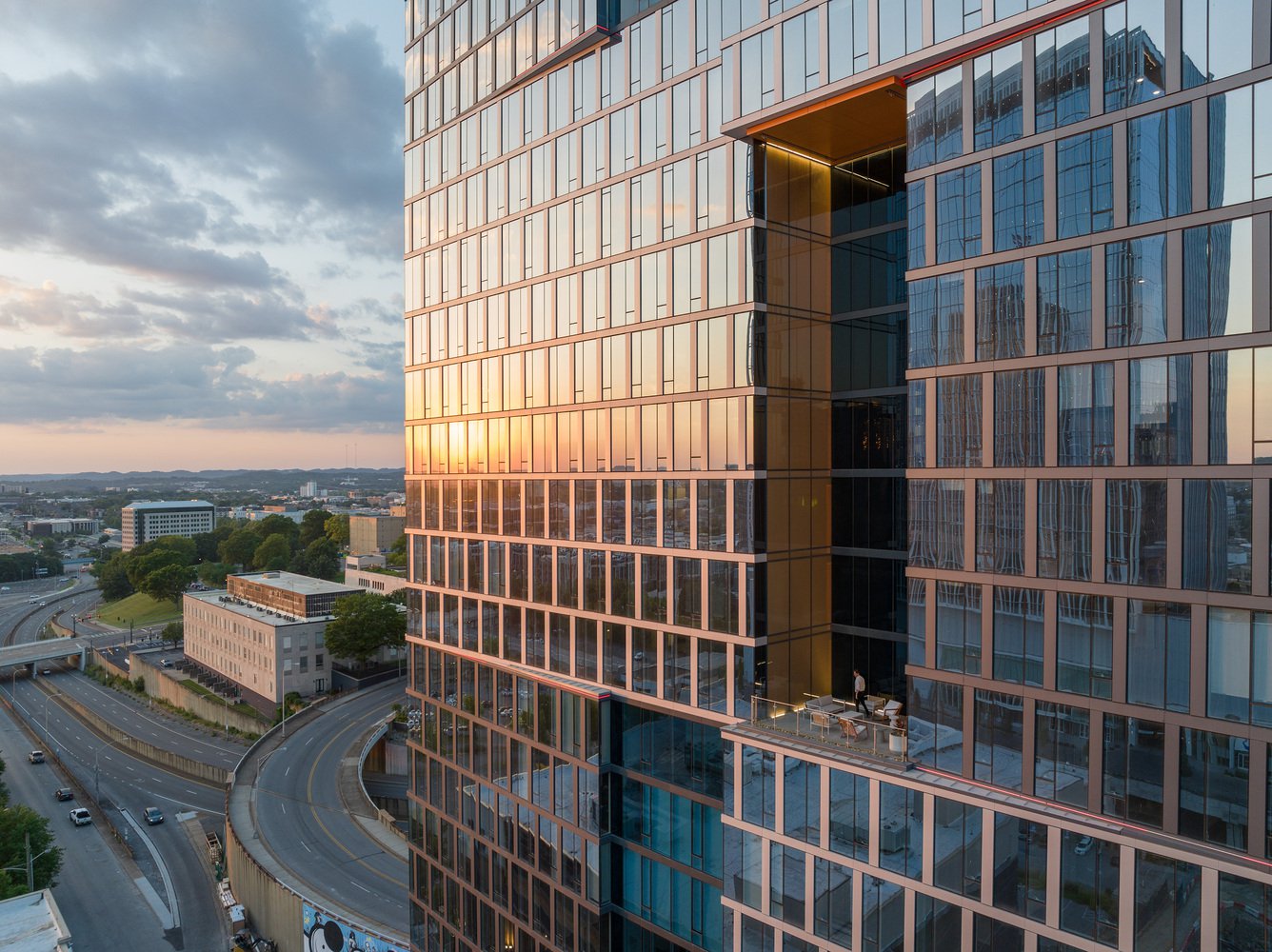 Alcove Residential Tower w Nashville (proj. Goettsch Partners), fot. James Steinkamp