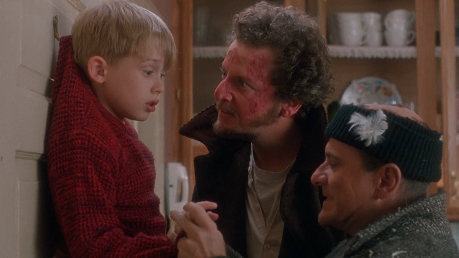 Macaulay Culkin, Daniel Stern i Joe Pesci w filmie "Kevin sam w domu" (reż. Chris Columbus, 1990), fot. 20th Century Fox
