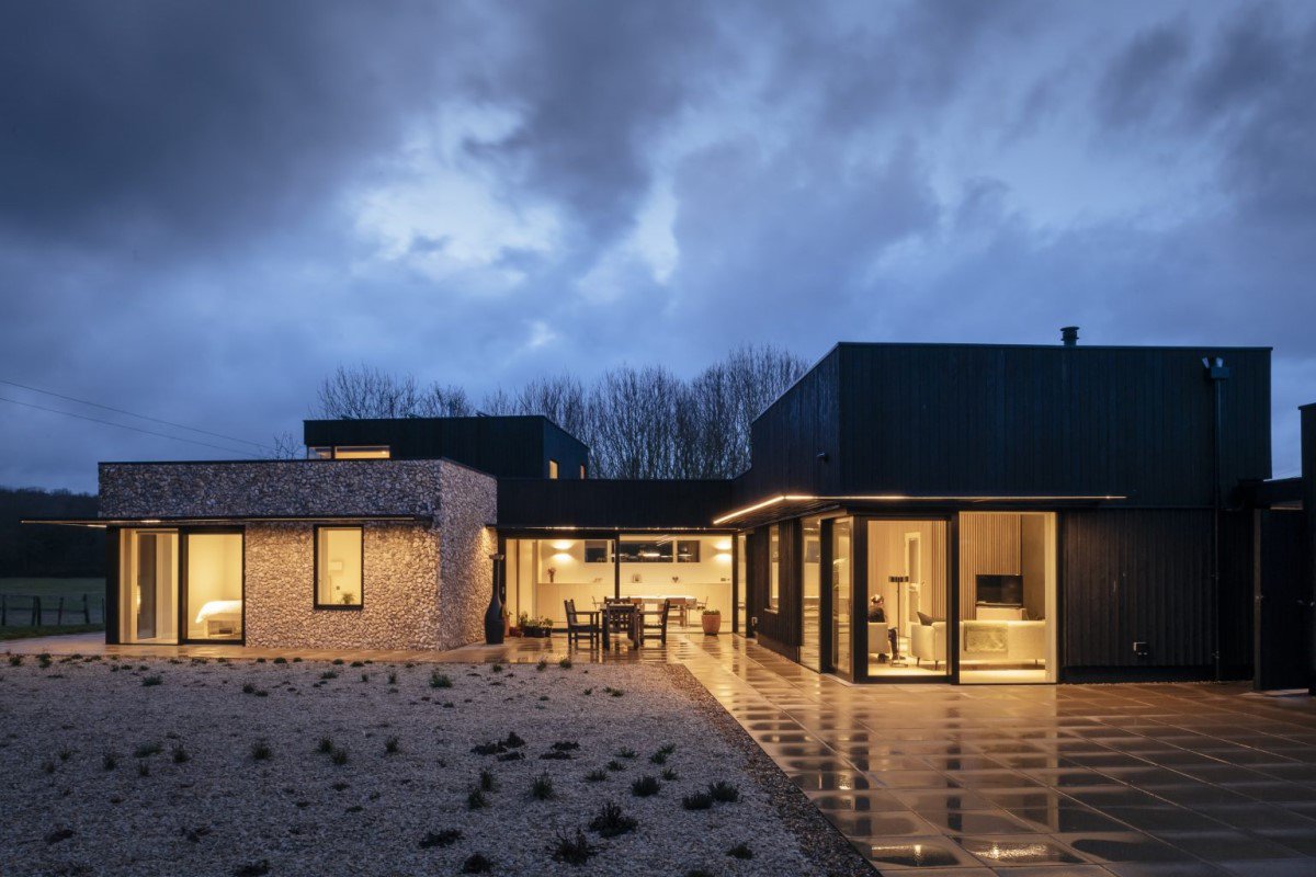 New House at Offham (proj. BakerBrown Studio), fot. Jim Stephenson