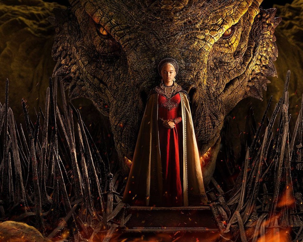 Grafika promująca "Ród Smoka" (2022), fot. HBO