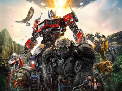 Fragment plakatu promującego film "Transformers: Przebudzenie bestii" (reż. Steven Caple Jr, 2023), fot. Paramount Pictures